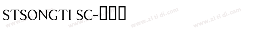 stsongti sc字体转换
